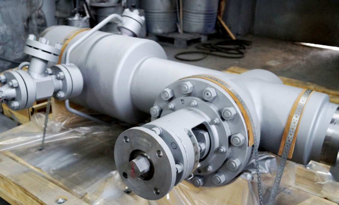 pressure reducing station for ultra-high parameters